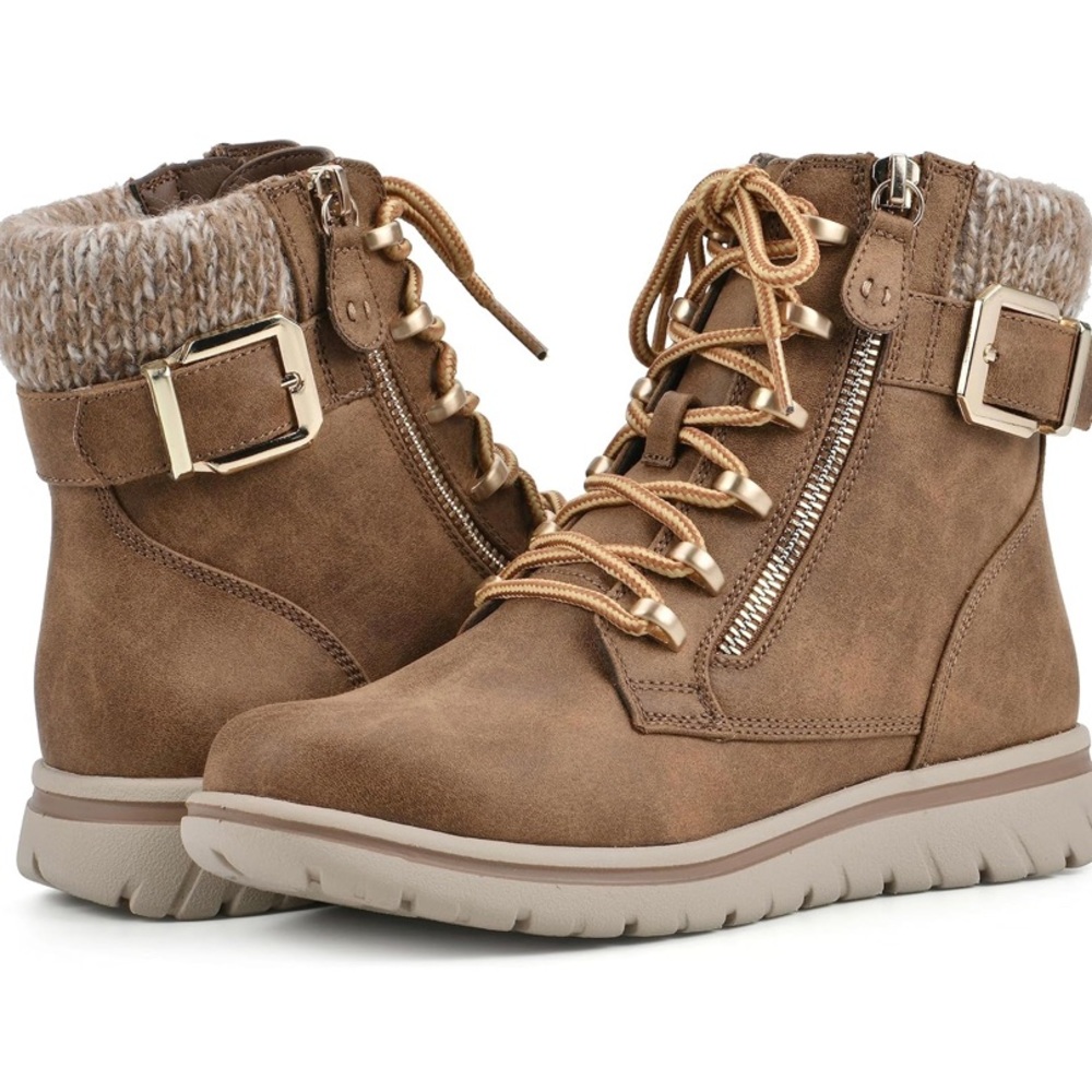 Cliffs by White Mountain  Hearten Unisex Boot Tan Size 8.5 W